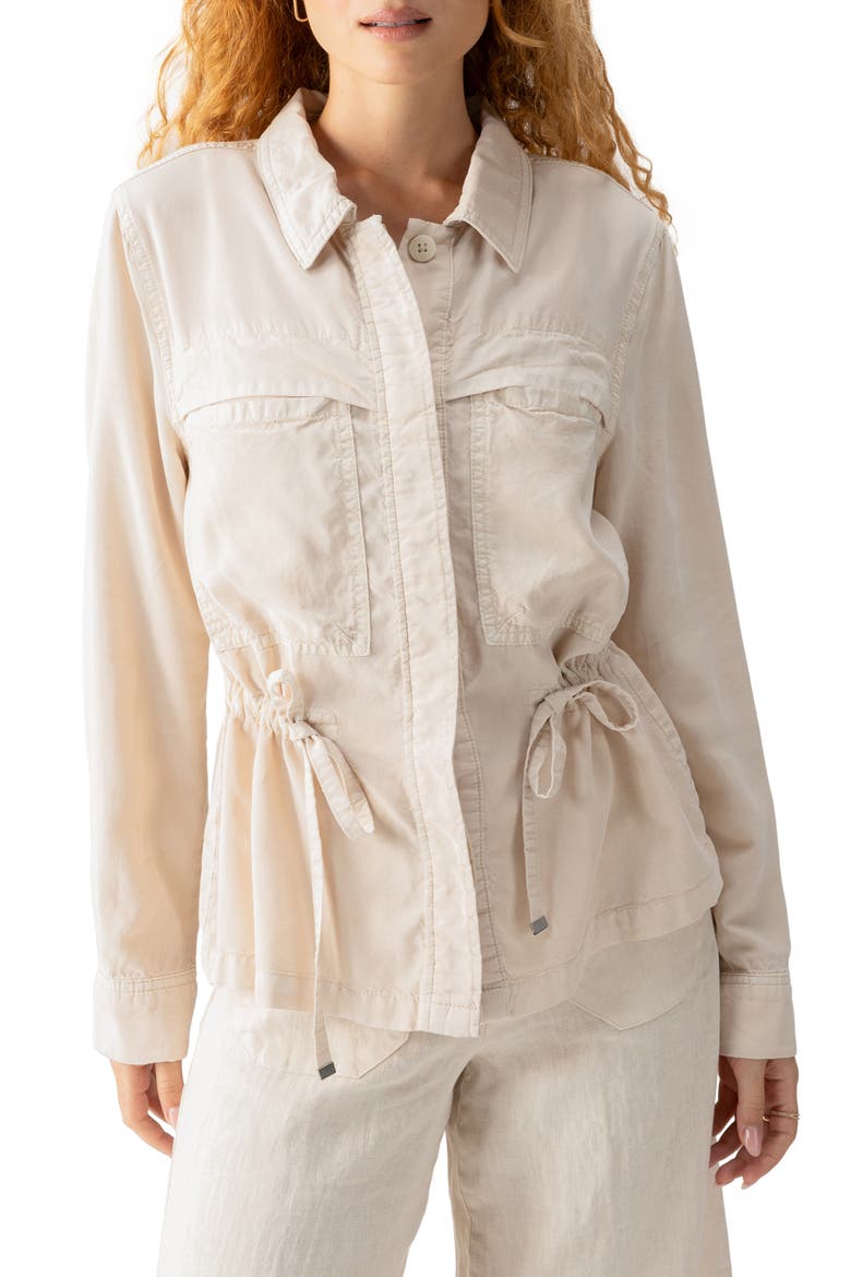 Lora Surplus Jacket, Main, color, CRYSTAL