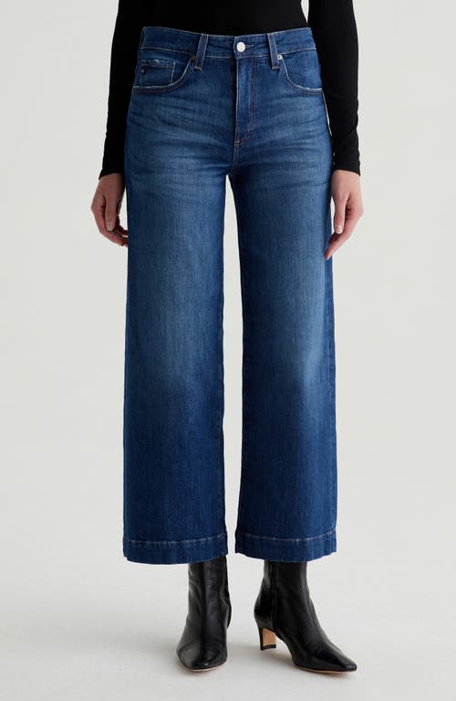 AG Saige Mid Rise Ankle Wide Leg Jeans in Mykonos 