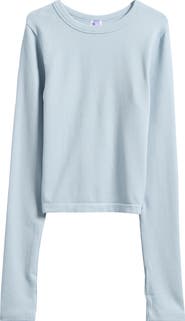 Florence by Mills Softie Seamless Long Sleeve Crop T-Shirt