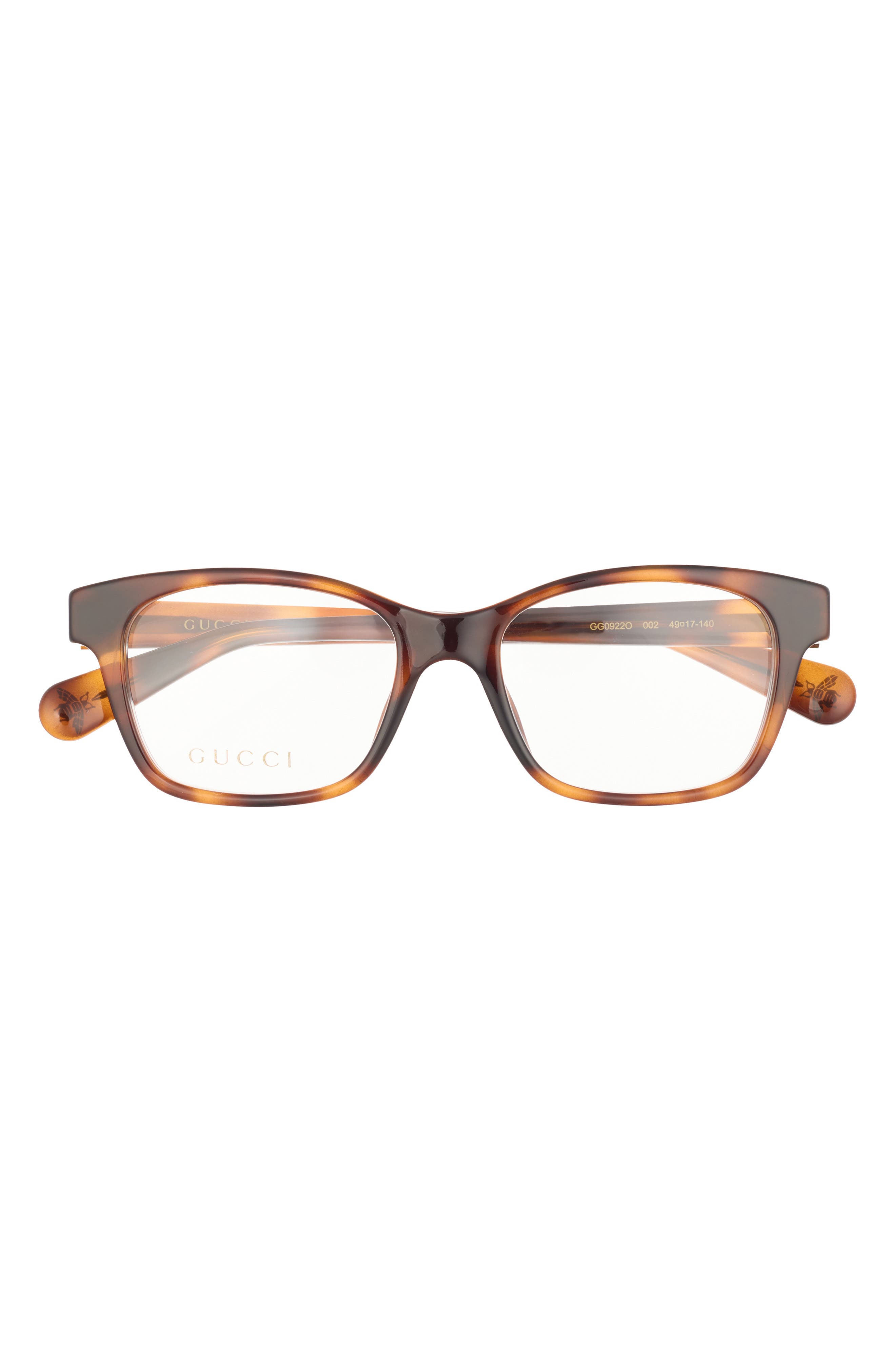 Gucci 49mm Square Optical Glasses