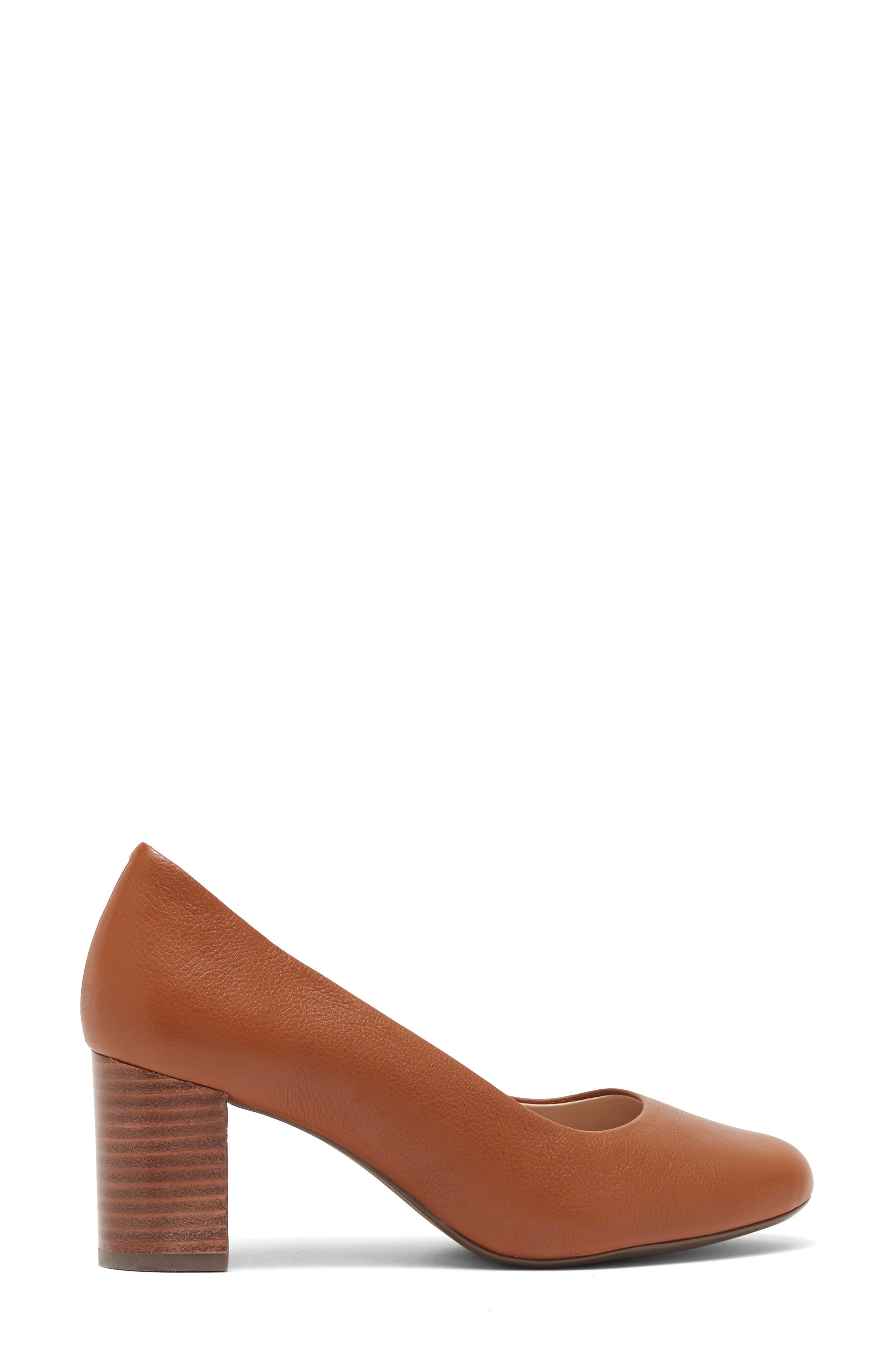 Marc Joseph New York Midtown Pump, Alternate, color, Cognac Napa Soft