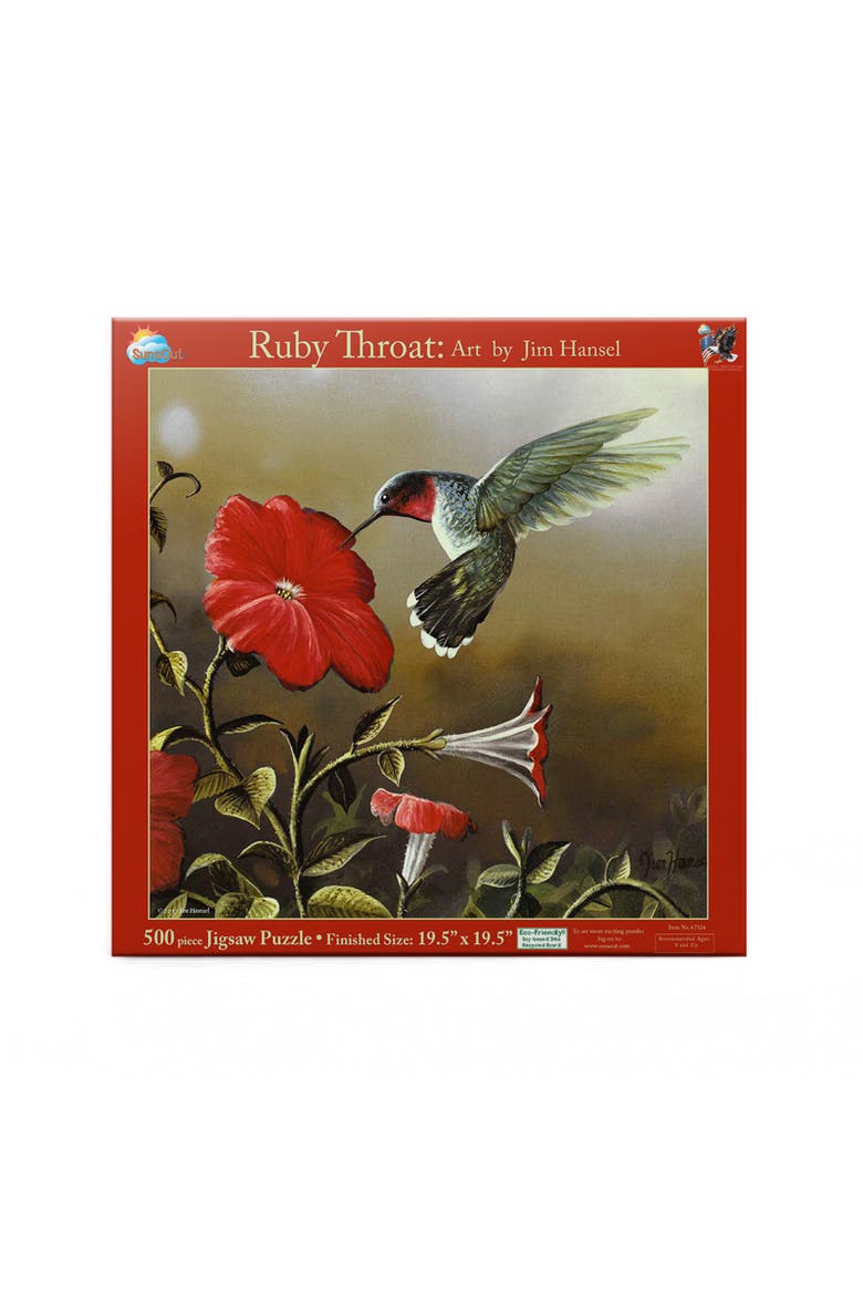 Ruby Throat 500 piece Jigsaw Puzzle for Adults, Alternate, color, Multicolor
