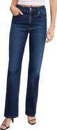 Good American Soft-Tech Straight Leg Jeans
