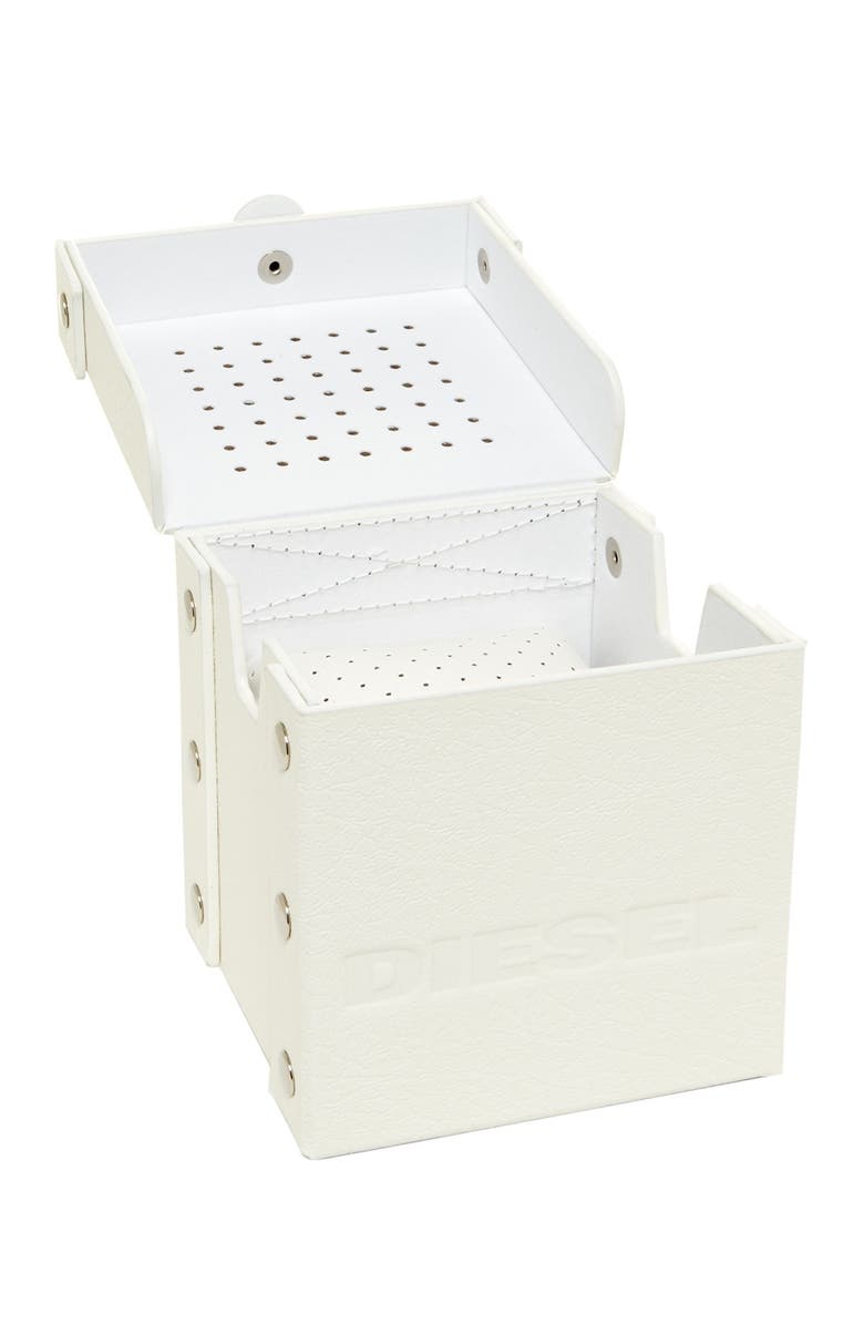 JBW Men's Delmare Diamond Silicone Strap Watch, 50mm - 0.04 ctw, Alternate, color, 