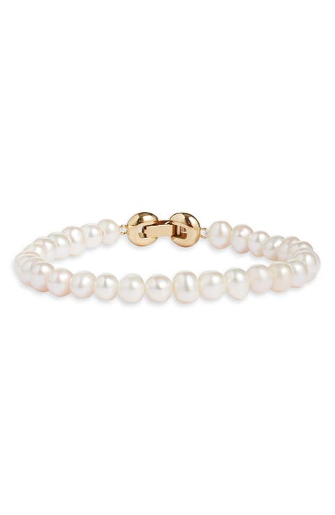 Noa Beaded Freshwater Pearl Bracelet