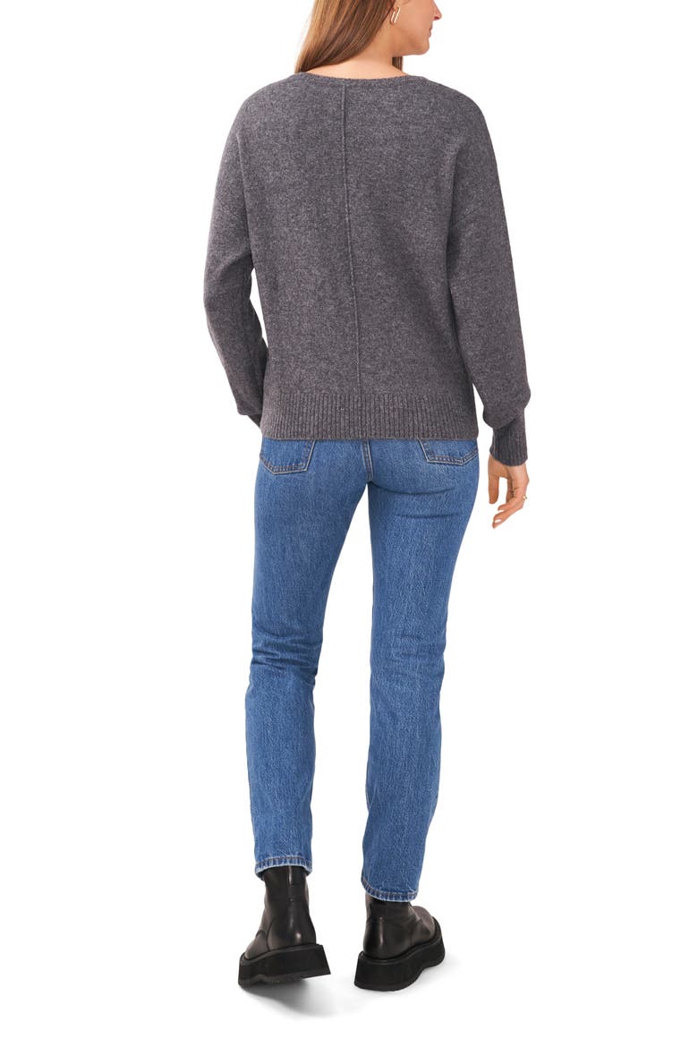 Cozy Seam Sweater, Alternate, color, MED HEATHER GREY