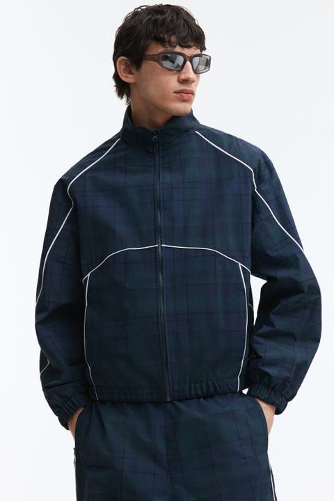 Nylon track jacket