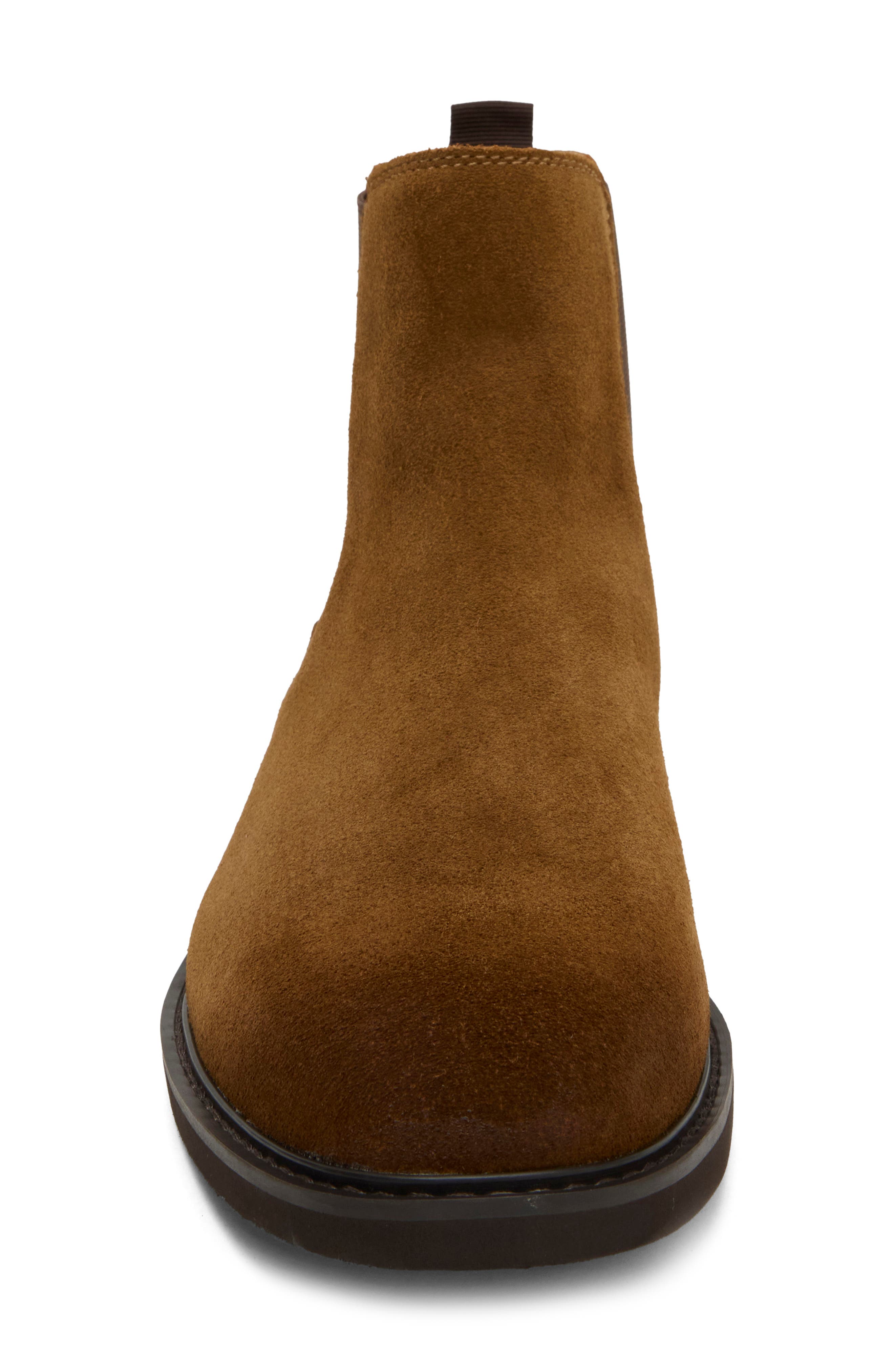 Dominik Leather Chelsea Boot, Alternate, color, CHESTNUT OILED SUEDE