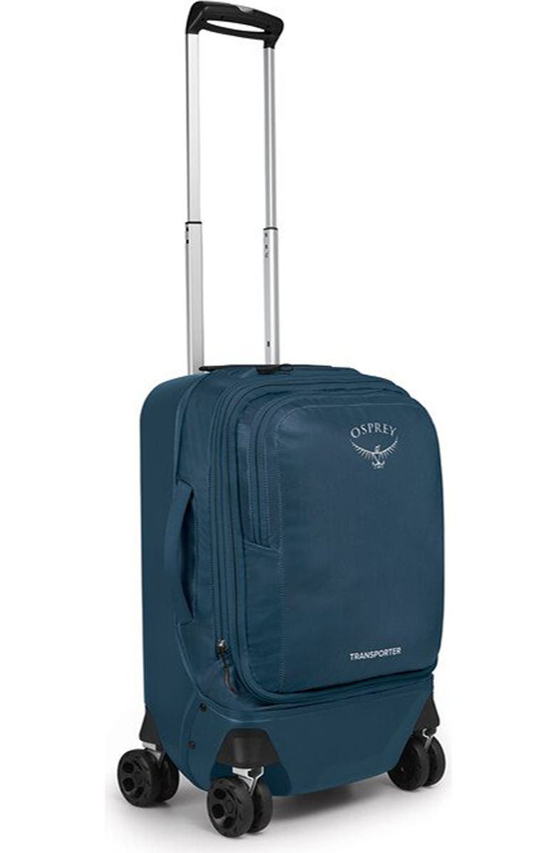 Osprey Transporter 22-Inch Four-Wheel Hybrid Carry-On, Main, color, Venturi Blue