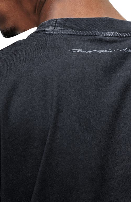 Good For Nothing Drift Washed Printed T-shirt In Black