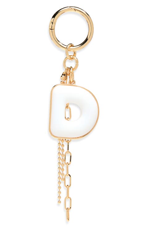 Resin Initial Bag Charm