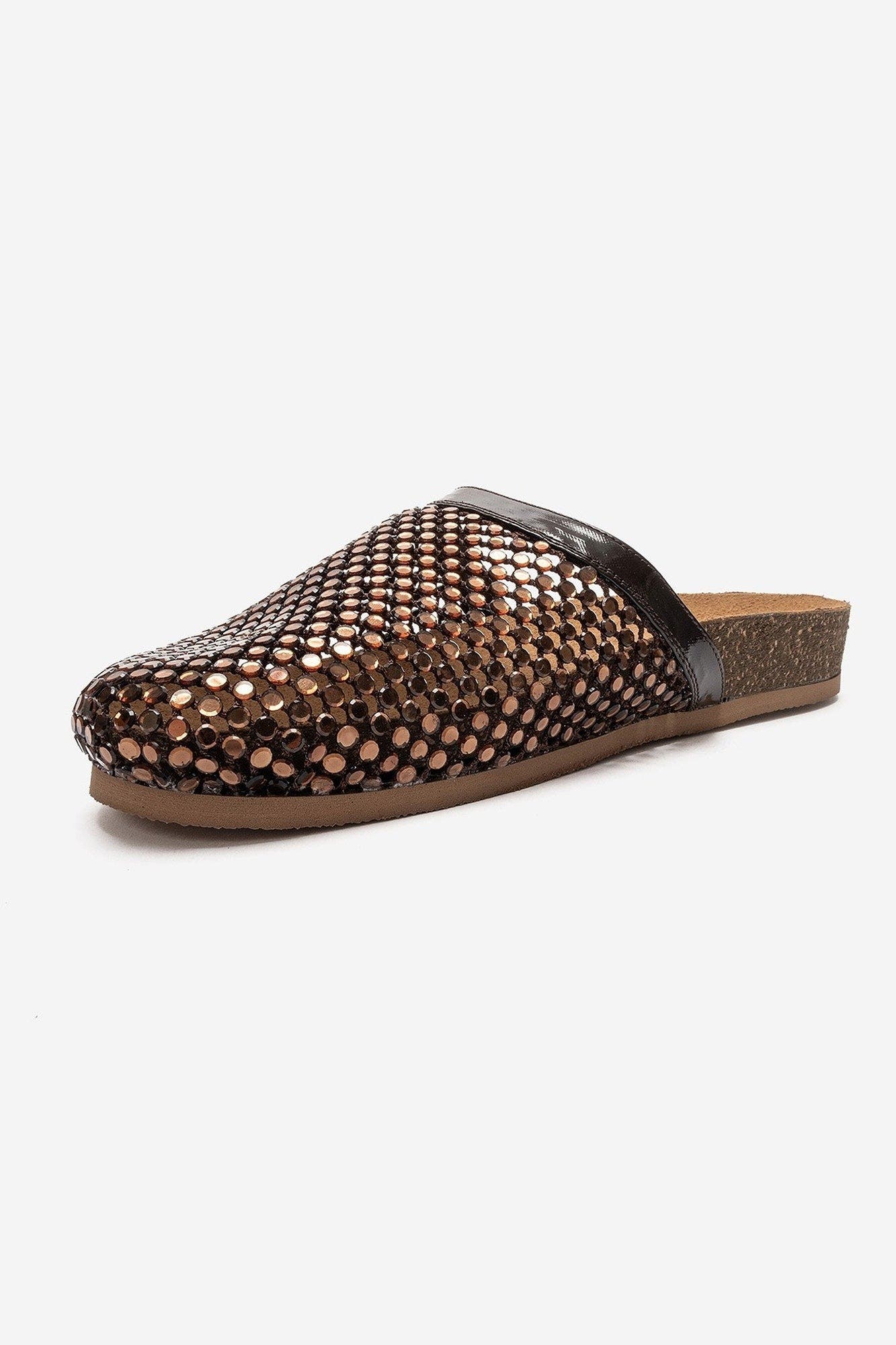 Montera Embellished Mule, Alternate, color, Brown