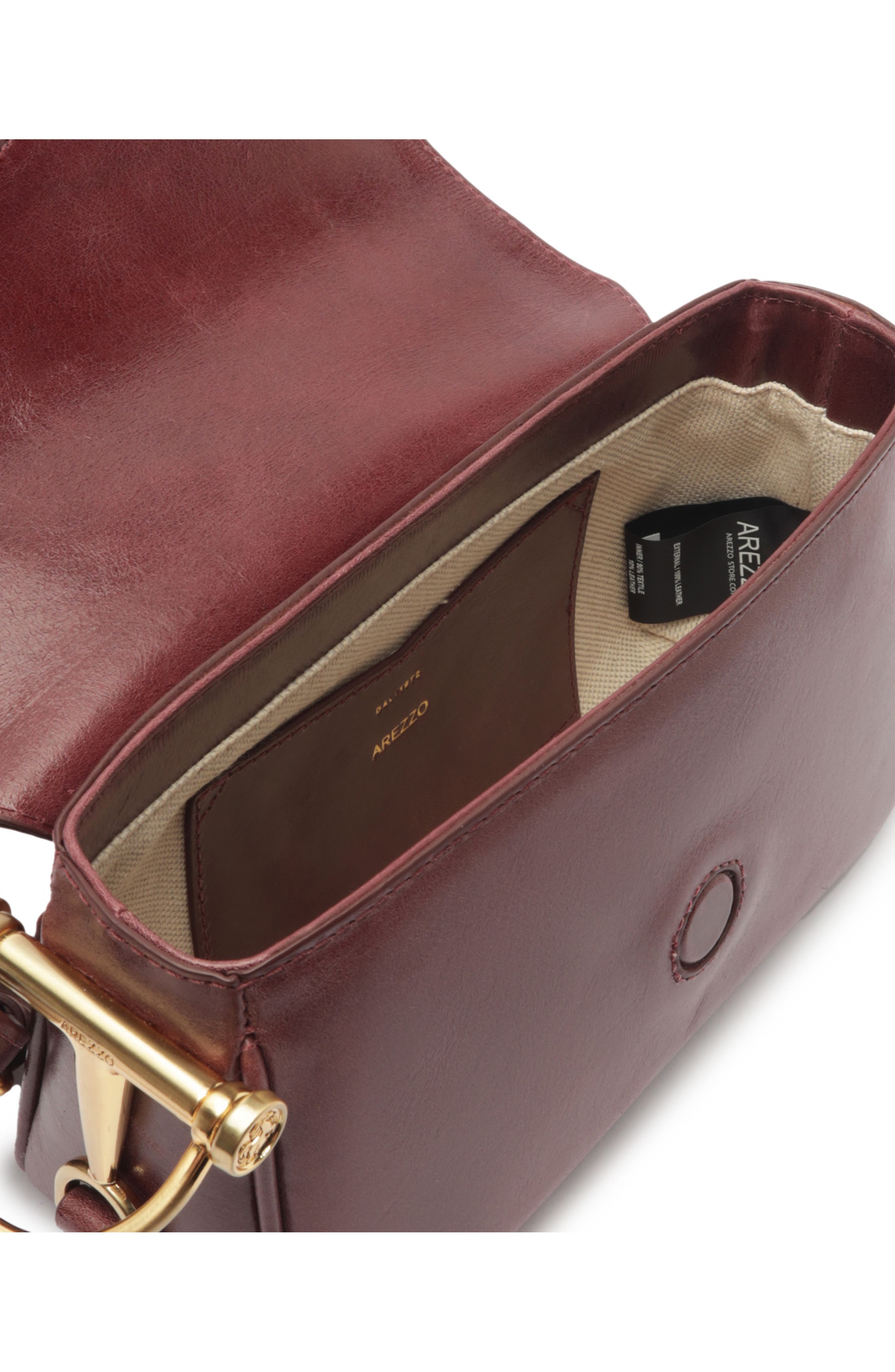 Cora Small Leather Crossbody Bag, Alternate, color, FRESH RUBY