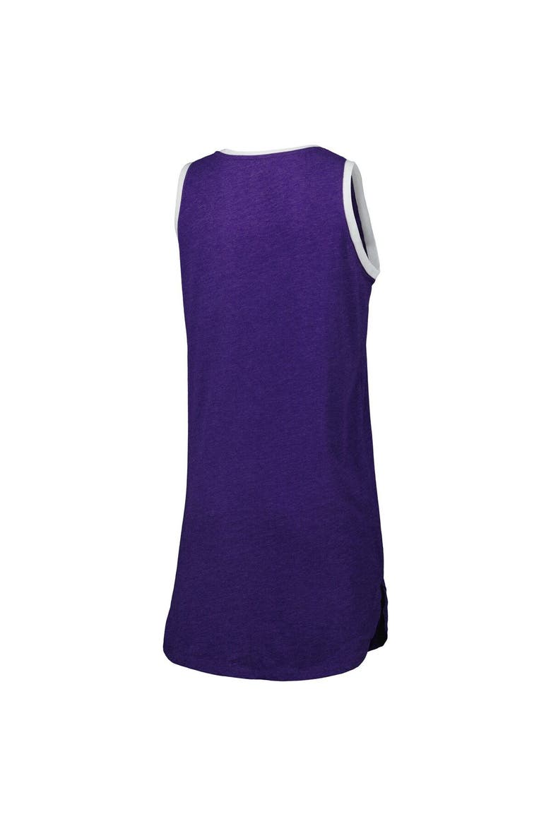 Women's Concepts Sport Purple/White LSU Tigers Tank Nightshirt, Alternate, color, Purple