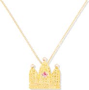 Campbell + Charlotte Juju Crown Charm Necklace