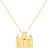 Campbell + Charlotte Juju Crown Charm Necklace