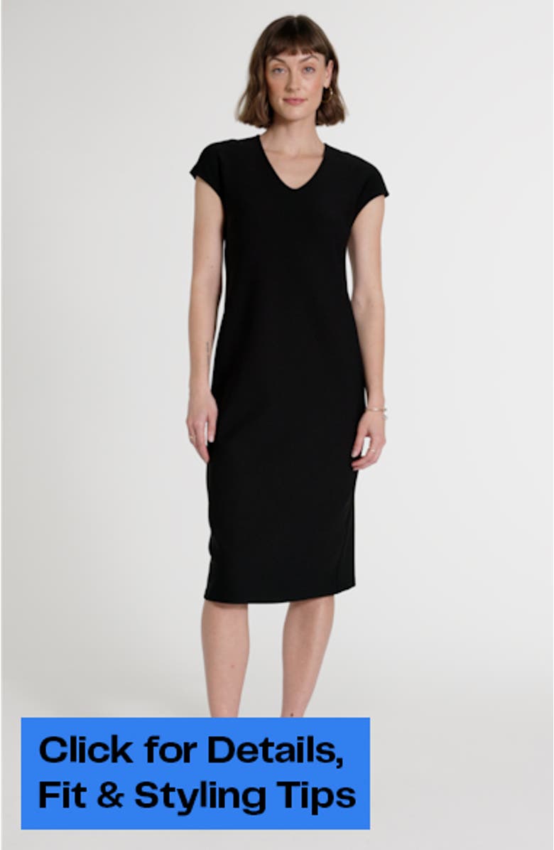 V-Neck Shift Dress, sales video thumbnail