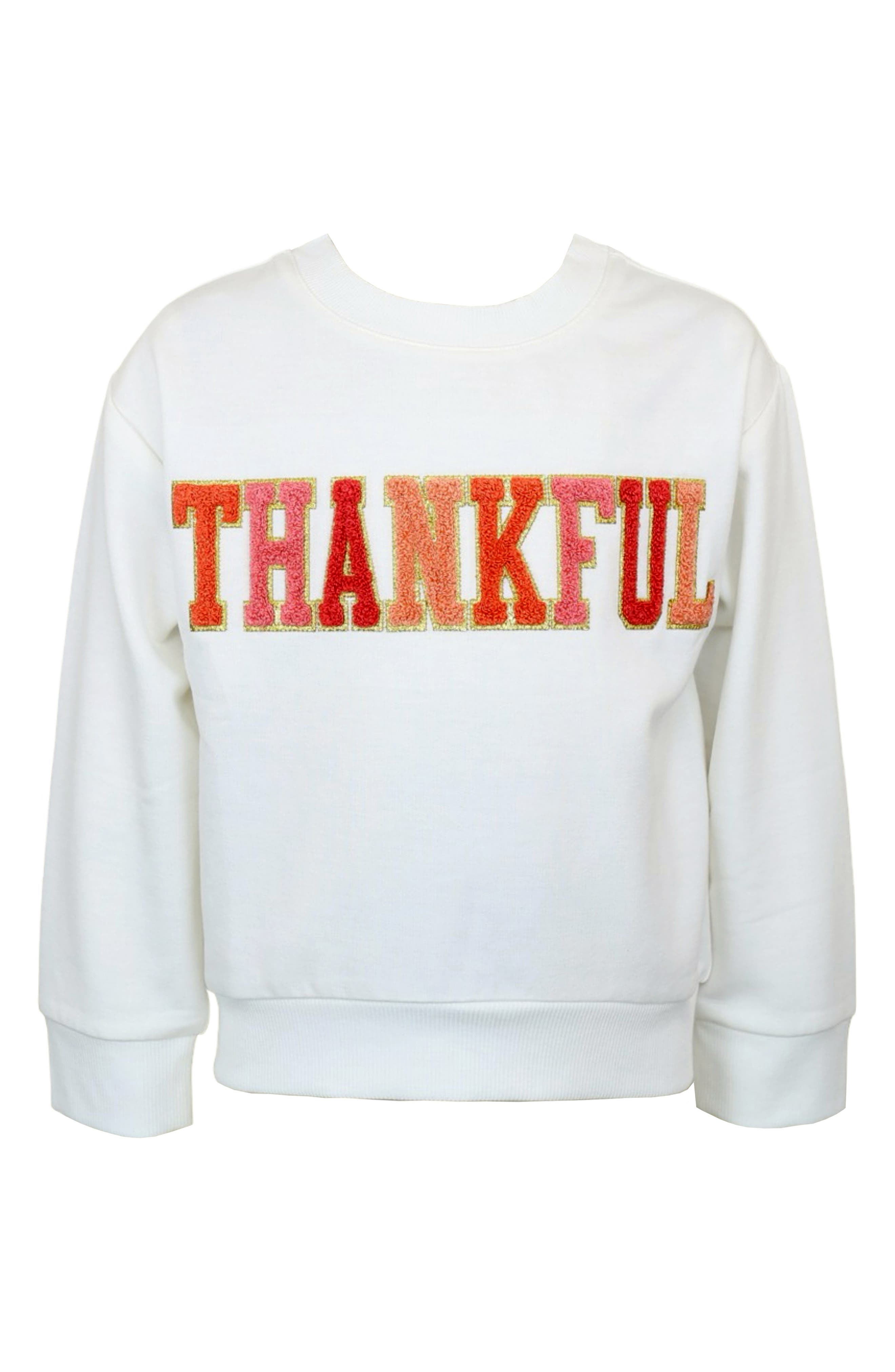 Zunie Kids' Thankful Sweatshirt