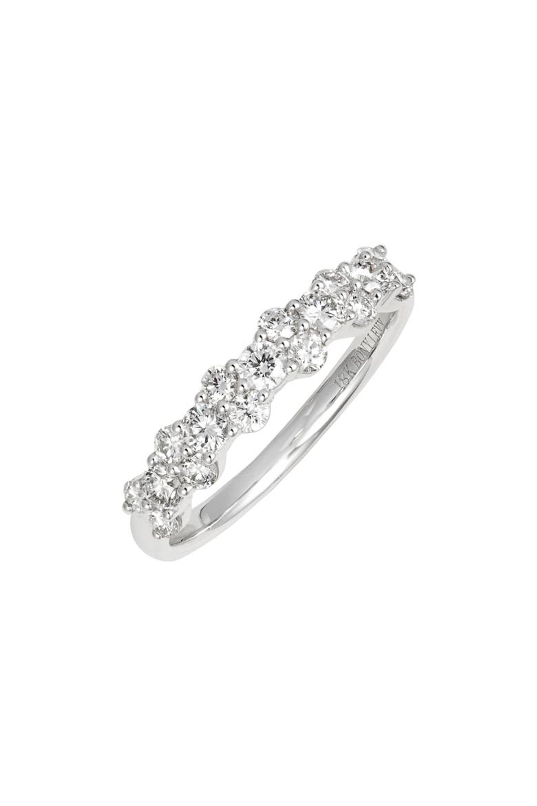 Rita Two-Row Diamond Ring (Nordstrom Exclusive), Main, color, WHITE GOLD/ DIAMOND