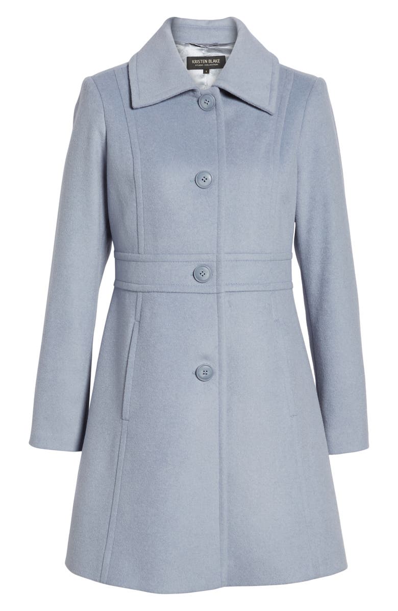 Kristen Blake Wool Blend Walking Coat, Alternate, color,