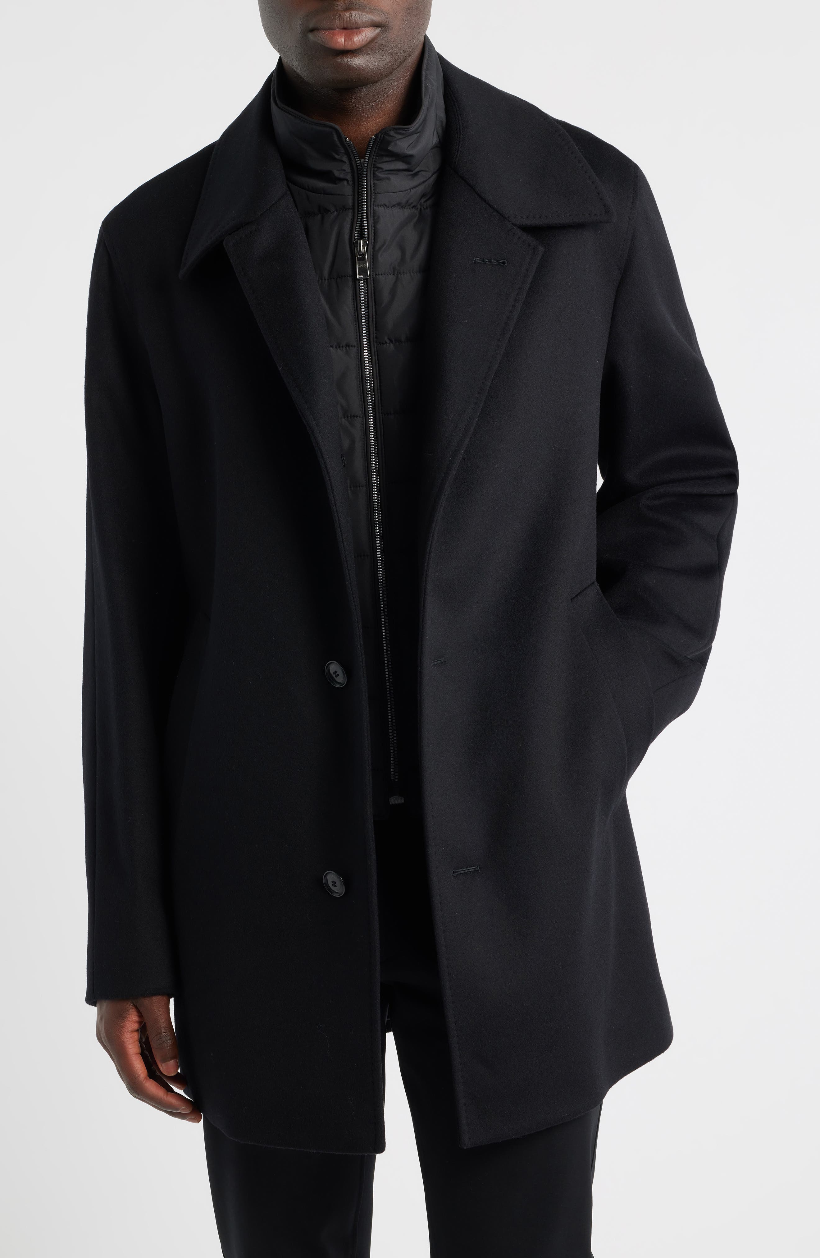 BOSS Clark Wool Blend Bib Jacket