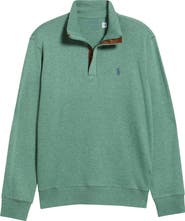 Polo Ralph Lauren Luxury Cotton Blend Quarter Zip Pullover