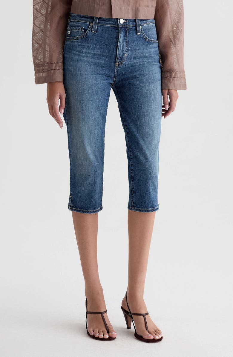 AG Maisie Capri Jeans, Main, color, Foxy