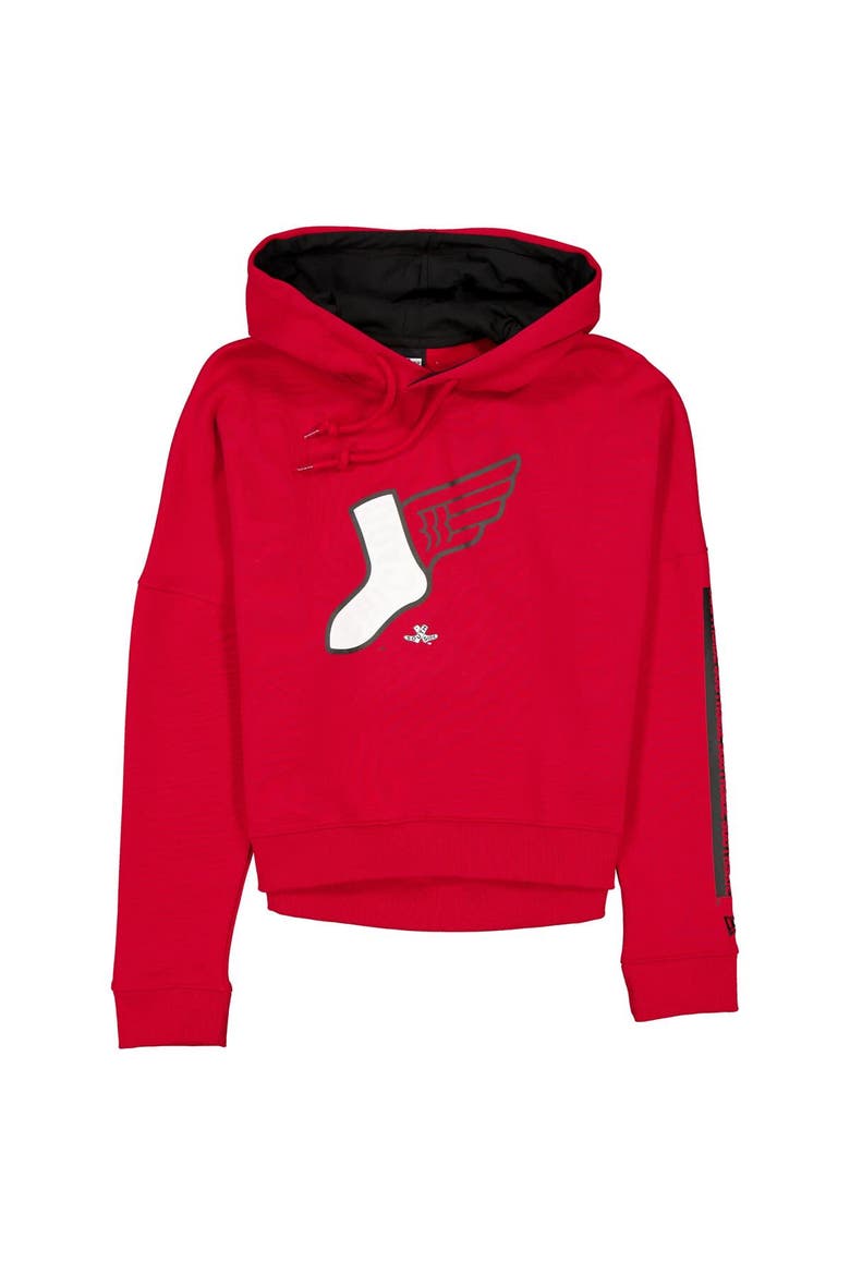 Women's New Era  Red/Black Chicago White Sox 2025 City Connect Pullover Hoodie, Alternate, color, Red