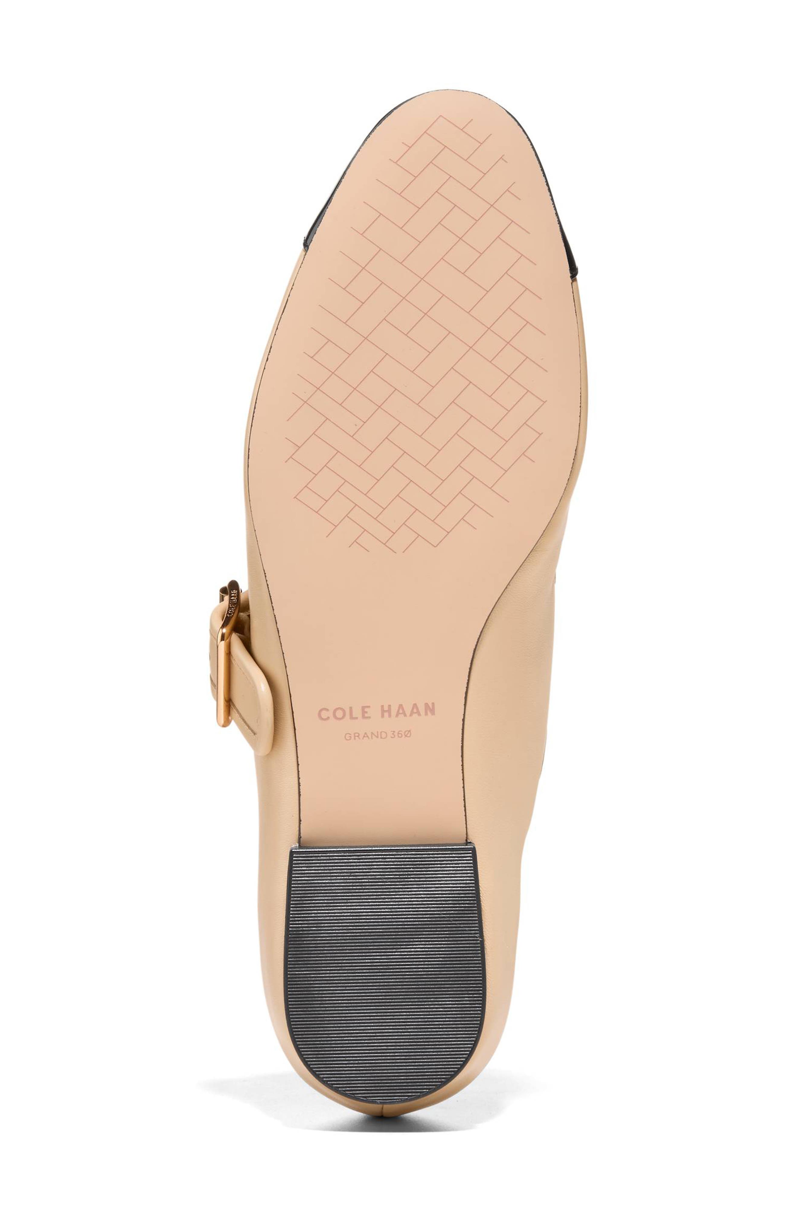 Raquelle Mary Jane Ballet Flat, Alternate, color, MARZIPAN LEATHER/ BLACK PATENT