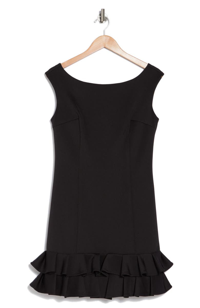 Donna Ricco Sleeveless Ruffle Hem Dress, Alternate, color, 