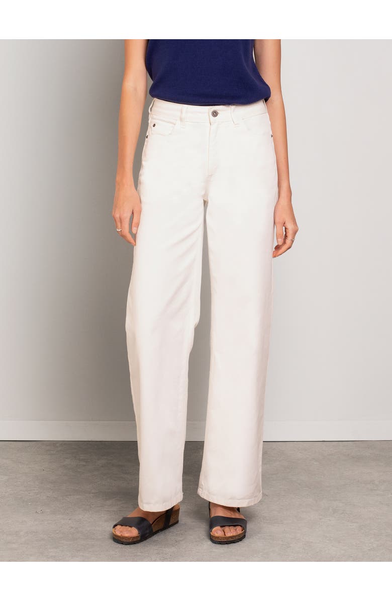 Celtic & Co. Wide Leg Jean, Alternate, color, Ecru