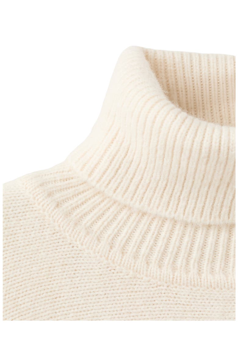 Turtleneck Cape, Alternate, color, ECRU