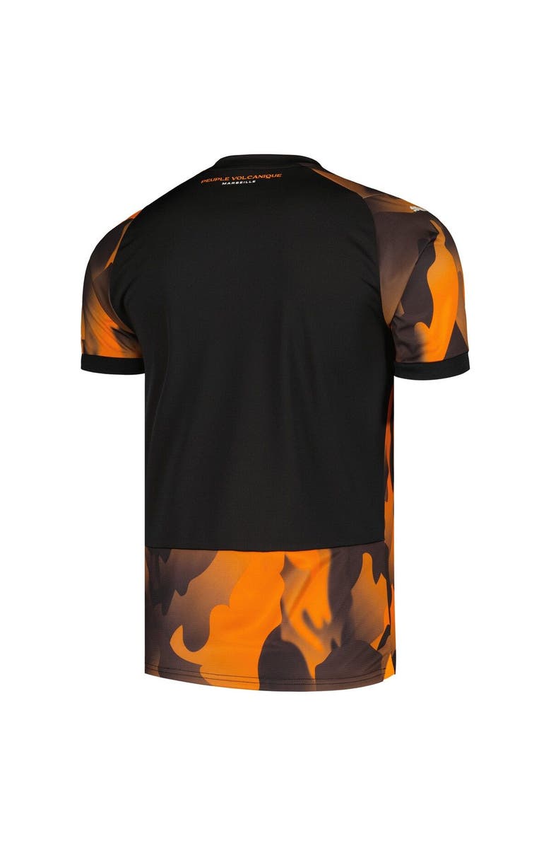 PUMA Men's Puma Orange Olympique Marseille 2023/24 Third Replica Jersey, Alternate, color, 