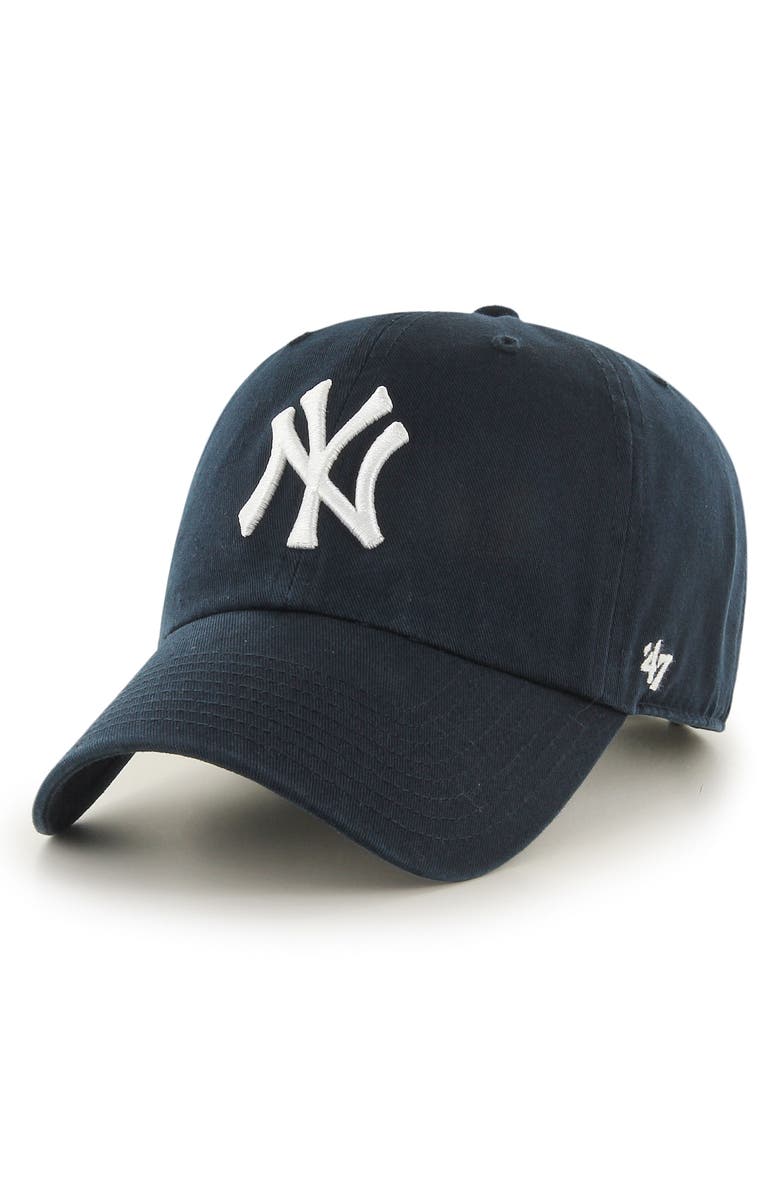'47 Men's '47 Navy New York Yankees Home Clean Up Adjustable Hat, Main, color, 