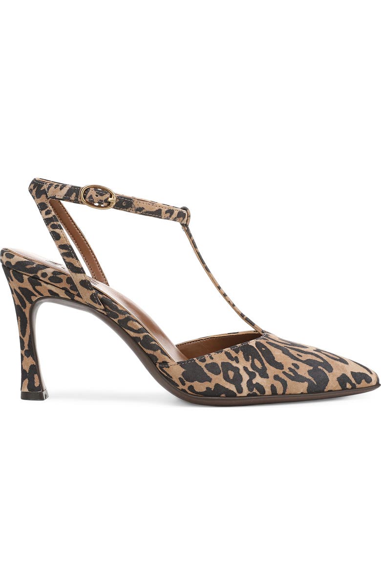 Naturalizer Astrid T-Strap Pointed Toe Pump, Alternate, color, Dark Brown/ Black