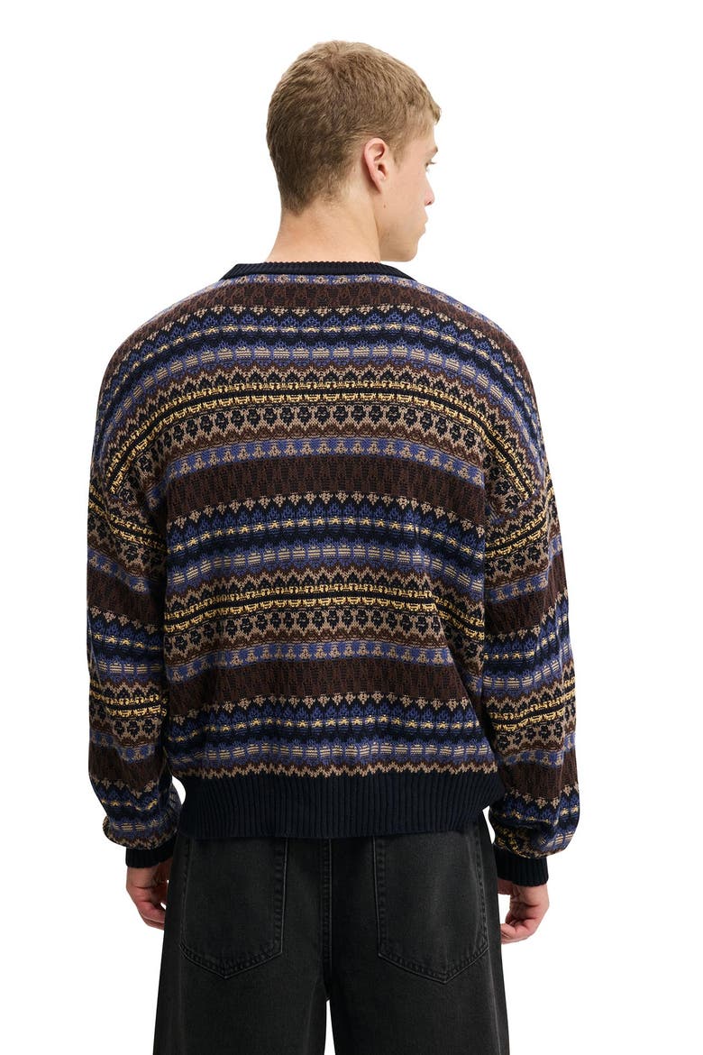 Men's Garage Knit, Alternate, color, Navy Pattern