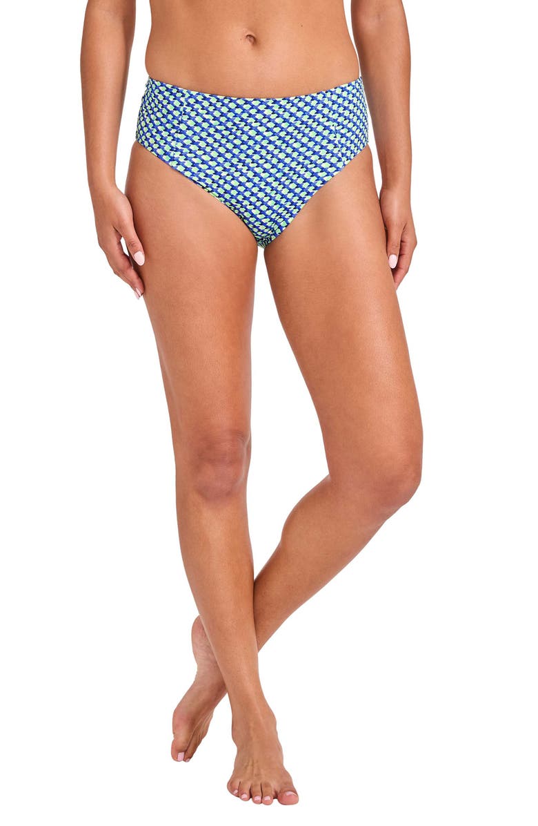 Tommy Bahama Palm Modern Mosaic Print Bikini Bottoms, Main, color, 
