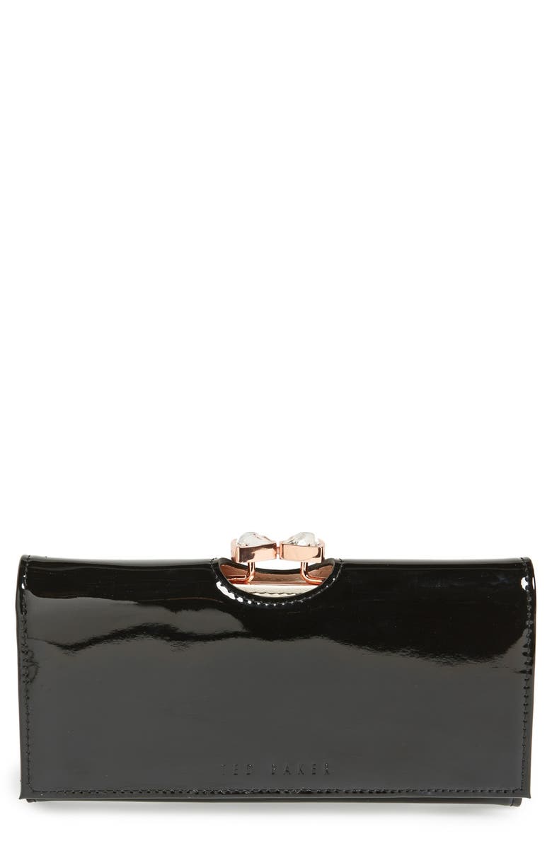 Ted Baker London Leather Matinee Wallet, Main, color, 