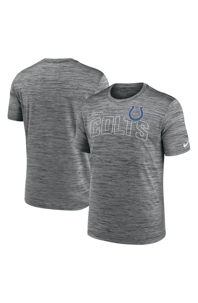 Nike Men's Nike Anthracite Indianapolis Colts Velocity Arch Performance T-Shirt, Main, color, Anthracite