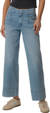 KUT from the Kloth Slant Pocket High Waist Ankle Wide Leg Jeans