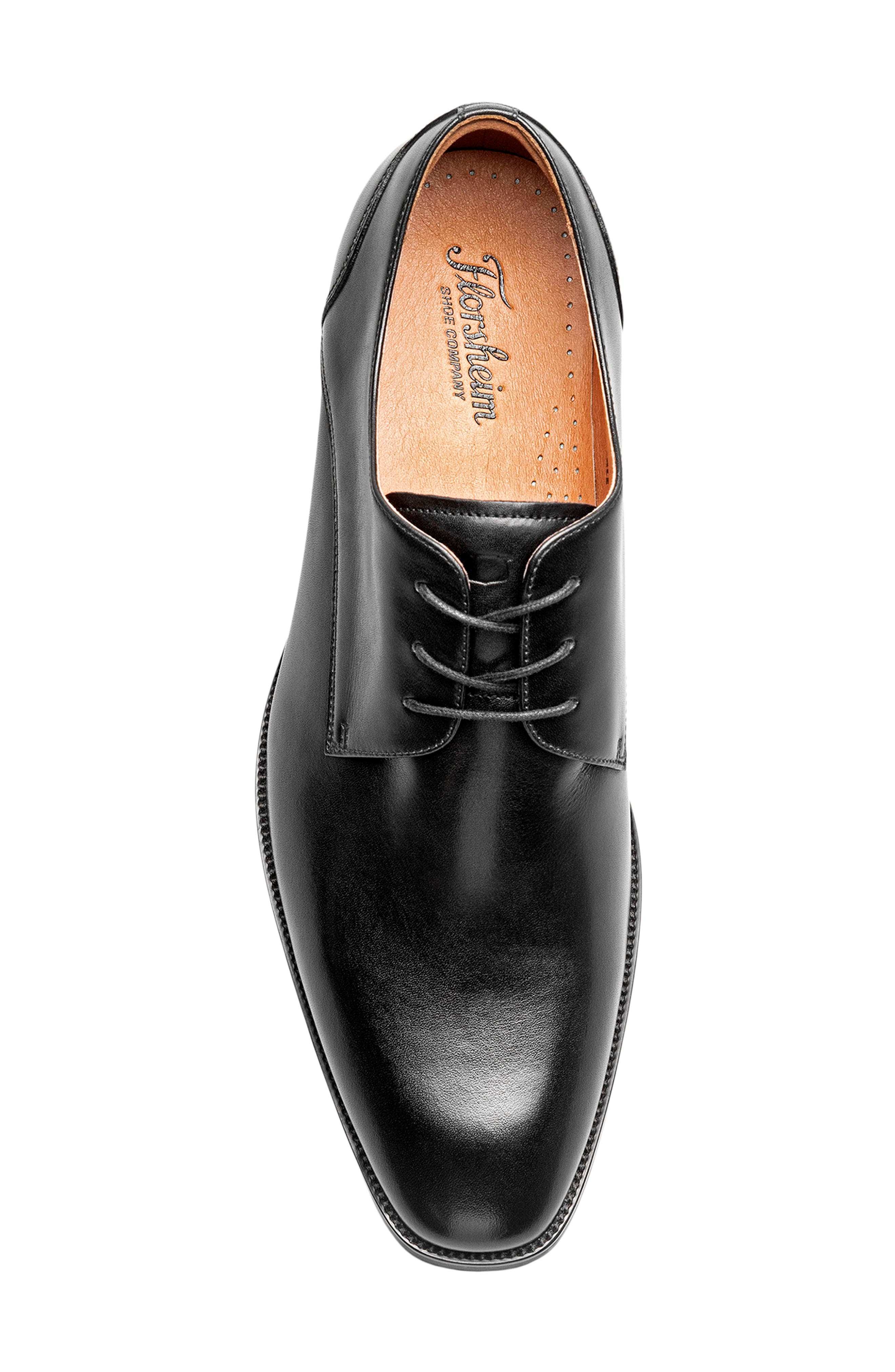 Sorrento Lux Plain Toe Derby, Alternate, color, BLACK