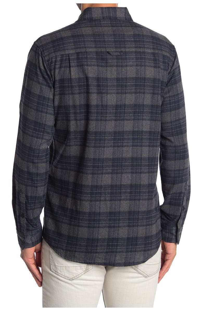 BURNSIDE Plaid Flannel Regular Fit Shirt, Alternate, color, 