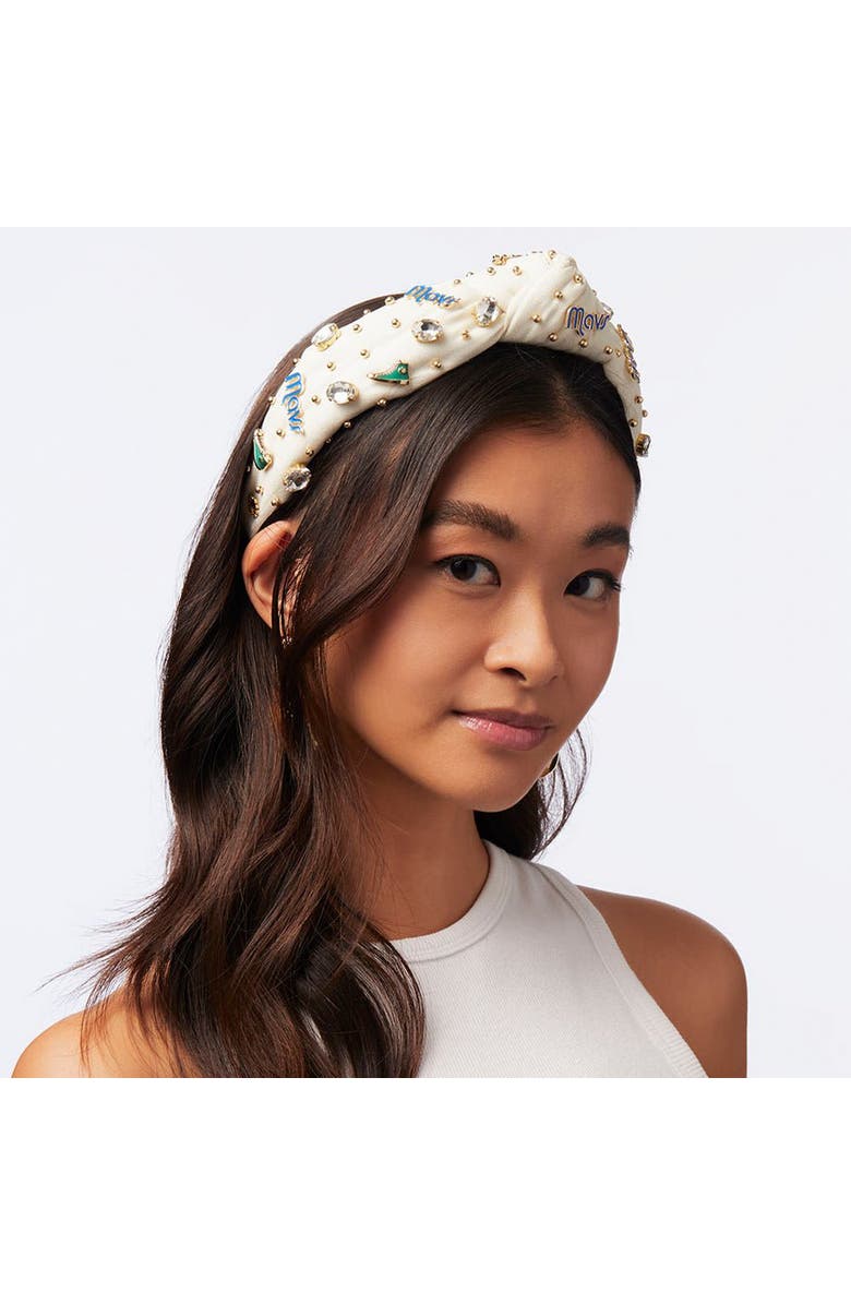 Lele Sadoughi NBA Dallas Mavericks Embellished Headband, Alternate, color, 