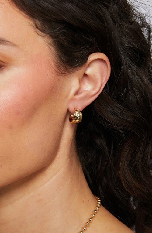 Miranda Frye Lunette Hoop Earrings In Gold