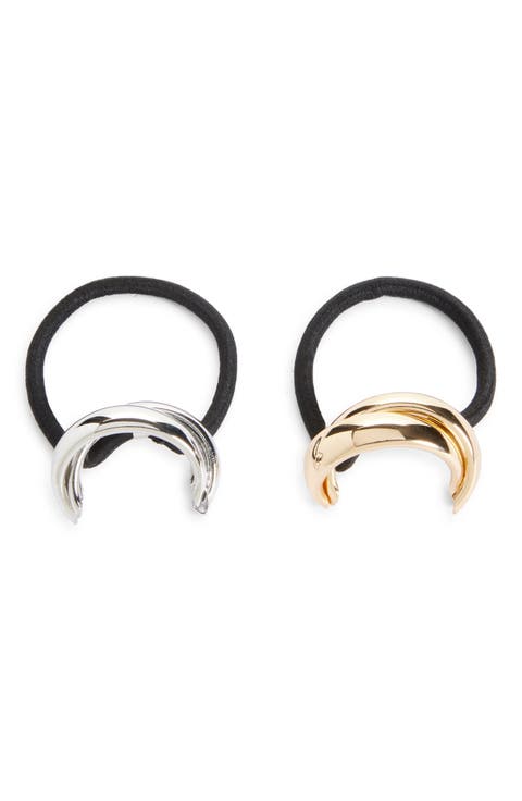 2-Pack Metal Ponytail Holders
