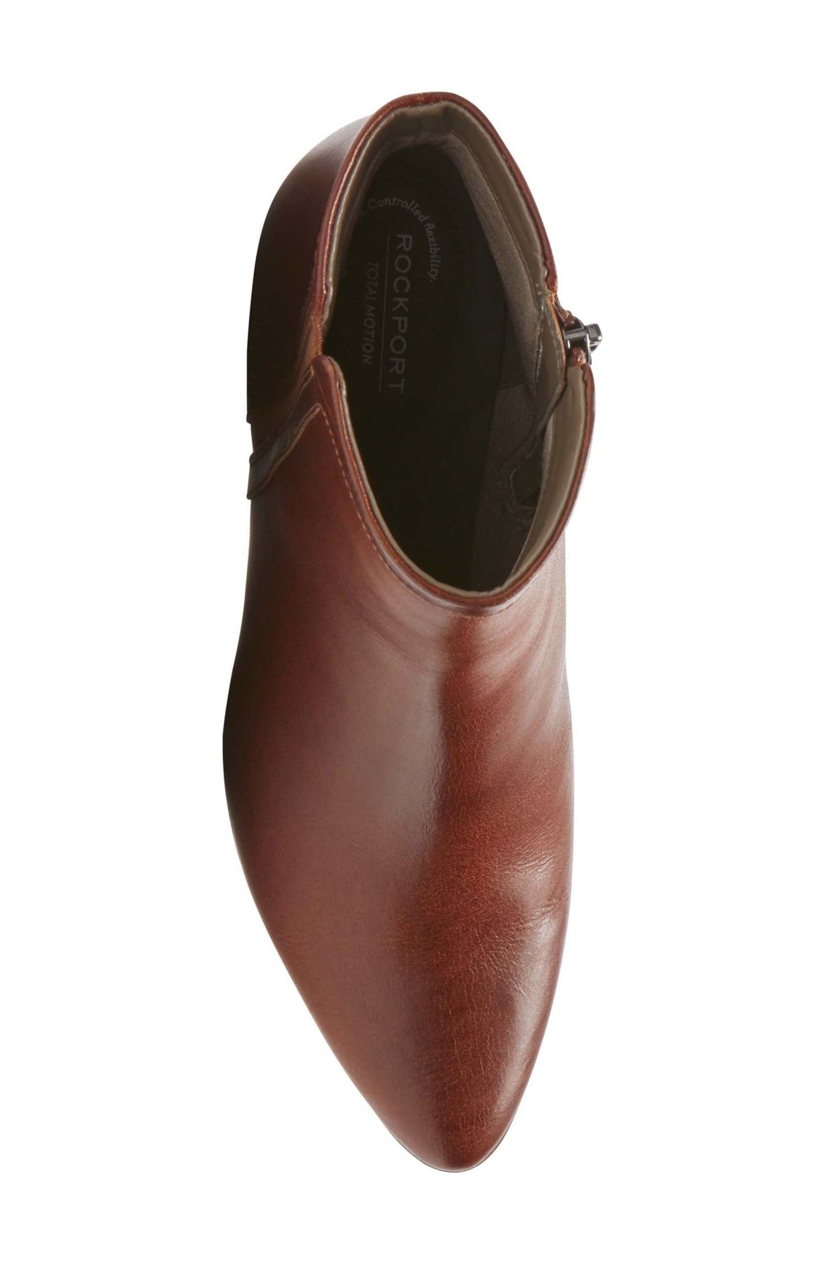 Lynix Luxe Bootie, Alternate, color, SADDLE LEATHER