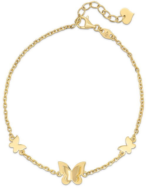 Devata Butterfly Chain Bracelet In Gold