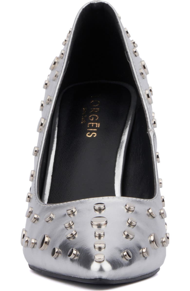 TORGEIS Zoelle Studded Pump, Alternate, color, Silver