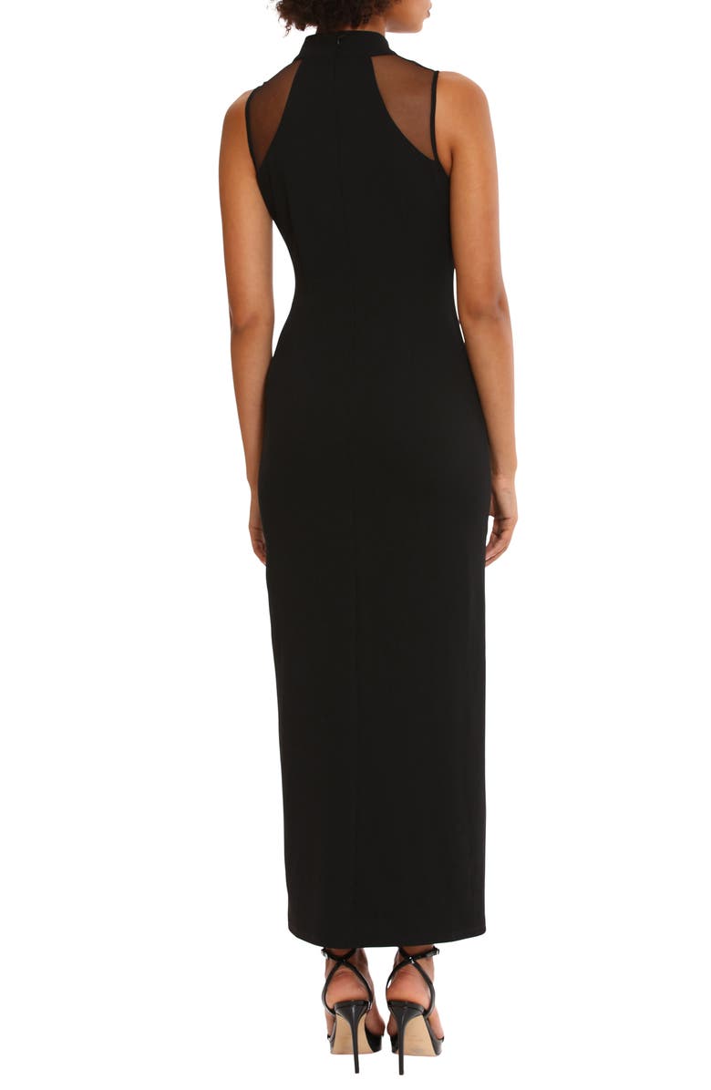 DONNA MORGAN FOR MAGGY Illusion Mesh Sleeveless Cocktail Dress, Alternate, color, 