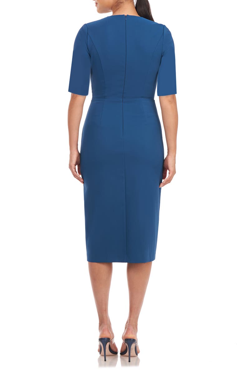 Kay Unger Delani Midi Sheath Dress, Alternate, color,